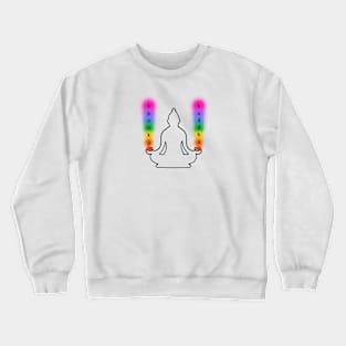 Chakra Buddha (Dark) Crewneck Sweatshirt